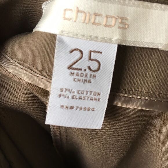 Chico’s Elastic cropped pants size 2.5 Womens Size L 14 - Picture 5 of 7